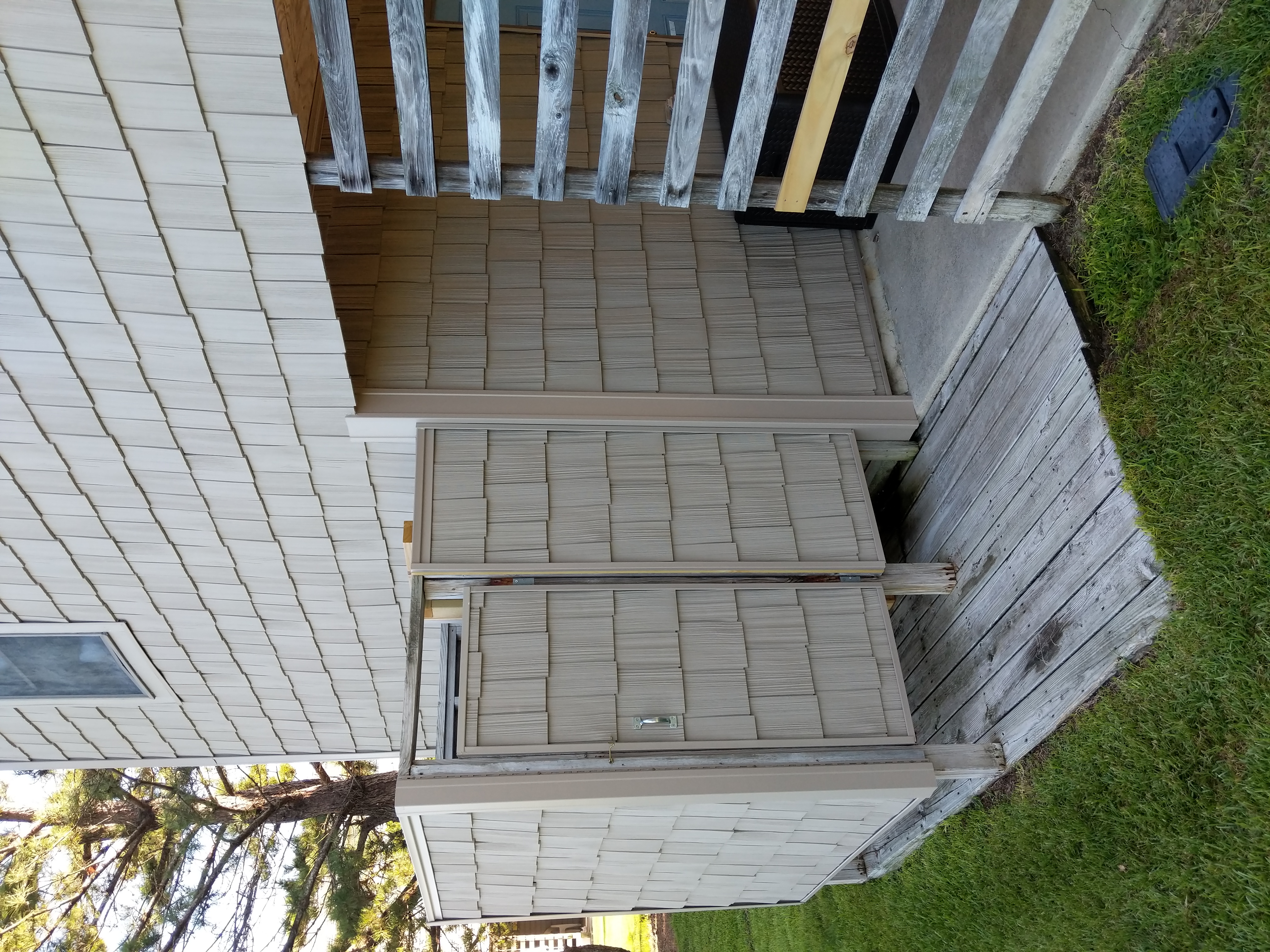 Back Outside Shower